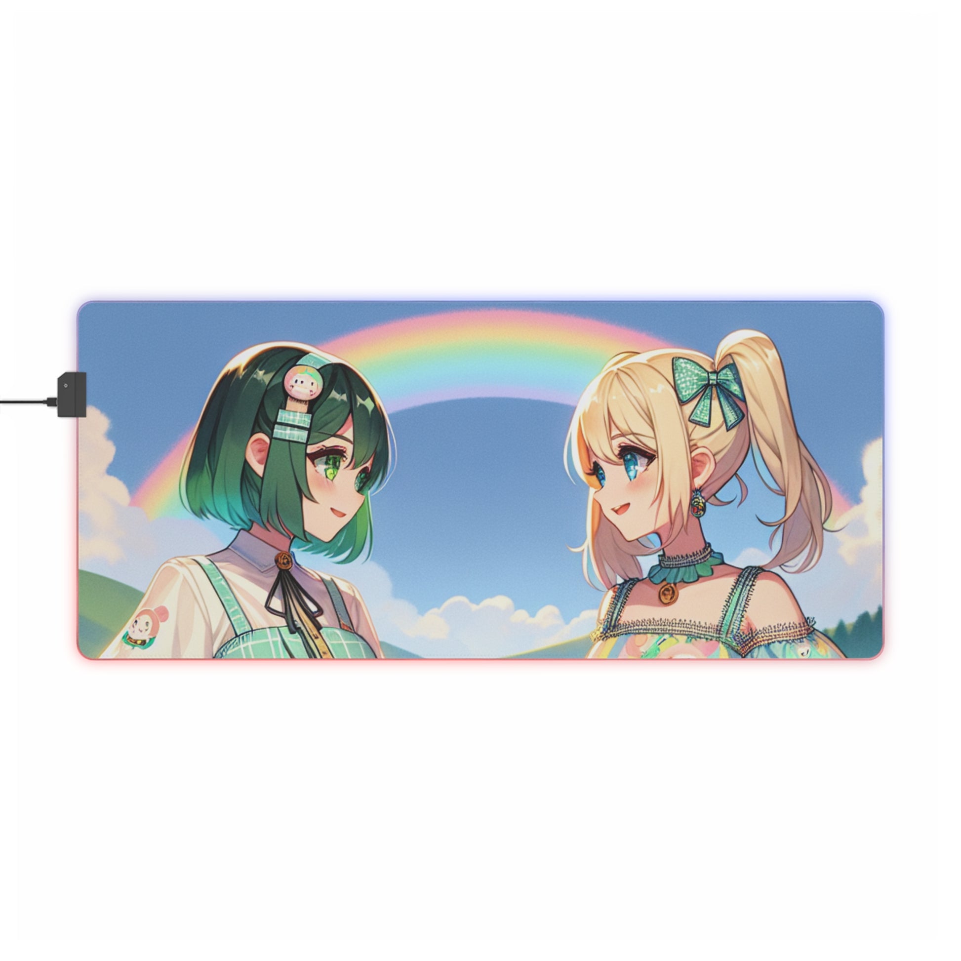 Luna & Momo Summer Secrets RGB Desk Mat Large