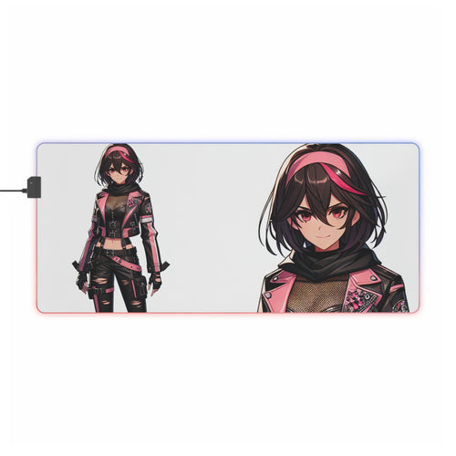 Kira Cherry Chill RGB Mouse Mat Large